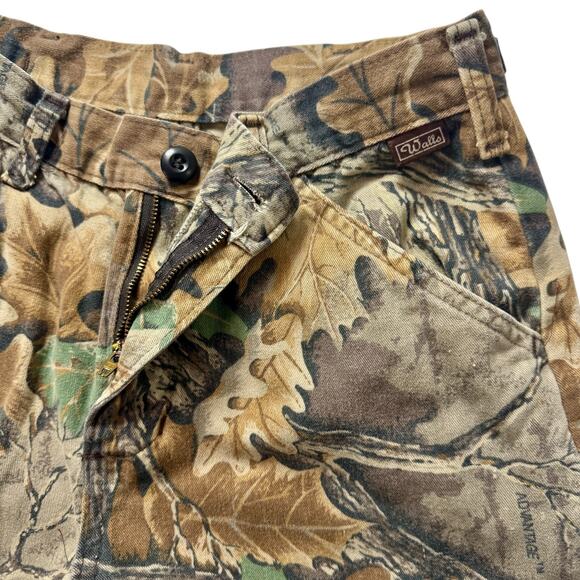 VTG Walls Advantage Camo Denim Cargo Jeans 29x30 Double Knee Hunting Streetwear - Picture 4 of 12